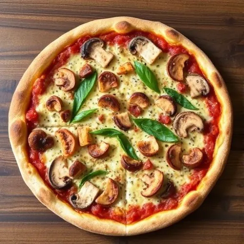 Mushroom Pizza Large